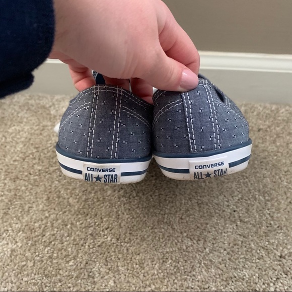 Converse All Stars Low Tops with Stitching - Picture 2 of 5